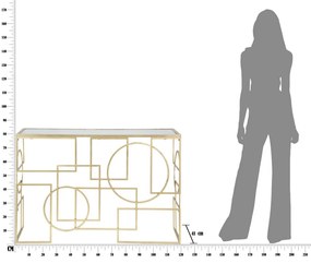 Marie konzol 120x41x81cm