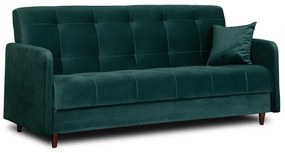 Sofa TIVOLI Zielona Welurowa