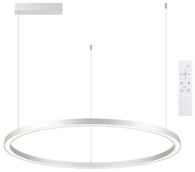 Brilagi-LED dimmelhető kábelcsillár PORTOFINO LED/60W/230V átm. 80 cm ezüst + távirányító