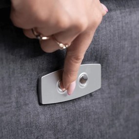Elektromosan Vezérelhető Masszázsfunkciós Relaxfotel Sötétszürke Színben. JASPER
