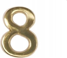 Házszám Épület Sárgaréz Szám 20 cm "8