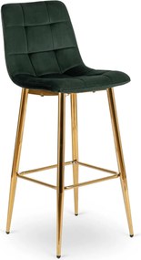 Bárszék zöld bársony, ARIEL