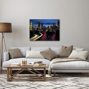 Éjszakai város képe (70x50 cm)