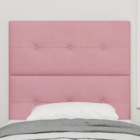 Fejtámla Gombos Rózsaszín 80 cm Bársony