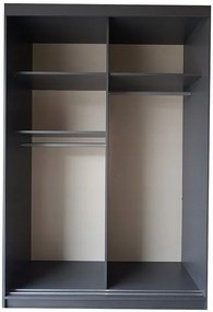 Bill 1 138 Tolóajtós Szekrény 138cm, Grafit