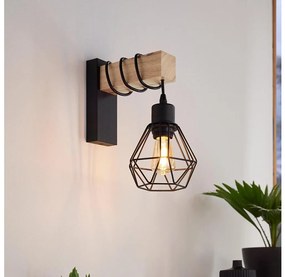 Eglo 44078 - Fali lámpatest TOWNSHEND 1xE27/60W/230V 44078