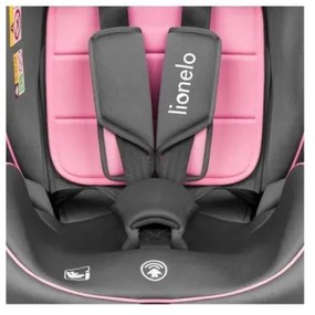 Lionelo BASTIAAN i-Size autósülés 40-150 cm szürke/rózsaszín