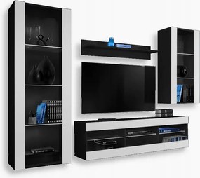 komodee Tivoli Medio Rtv szett nappaliba fekete-fehér