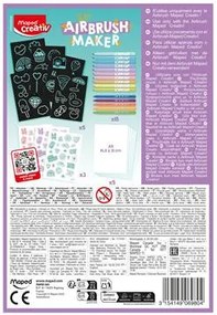 Kreatív festékszóró utántöltő, pasztell színek, MAPED CREATIV Airbrush Maker (IMAC906980)