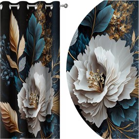 Függöny Kész Átvezetők 140x250 Átvezetők Virágok 147 Rövidítés Ingyenes