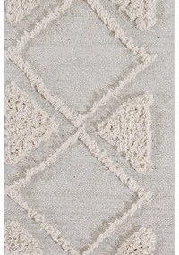 Fehér mosható kézi szövésű pamut szőnyeg 200x300 cm Tribu Natural – Lorena Canals