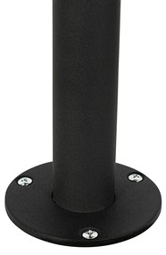 Modern lámpás fekete átlátszó üveggel 100 cm IP44 - Sfera