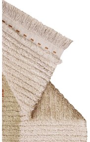 Bézs pamut futószőnyeg 80x230 cm Duetto Sage – Lorena Canals