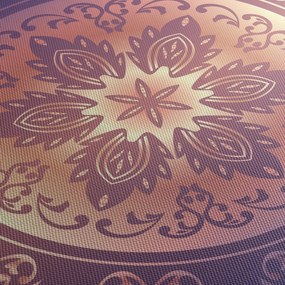 Kép - Mandala lila színátmeneten (90x60 cm)