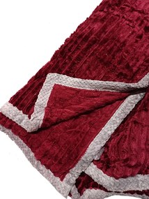 Meleg takaró Homa KERNA  BURGUNDY