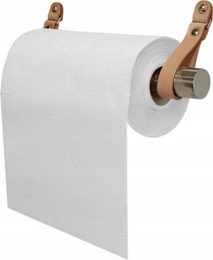 Papírtörölköző Tartó Fém Bőr Tartó Természetes