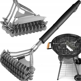 Fém Kefe Kaparó A Sütő Grillrácsának Tisztításához 3AZ1BEN