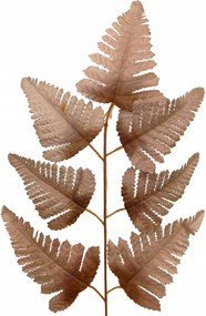 Páfránylevél barna 54 cm 12 db dekorációs