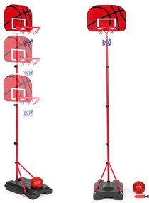 Gyerek kosárlabda palánk állítható magasságú, labdapumpával