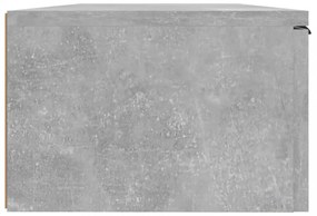 betonszürke szerelt fa faliszekrény 68 x 30 x 20 cm