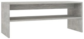 Betonszürke szerelt fa dohányzóasztal 100 x 40 x 40 cm