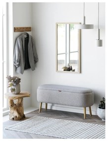 Natúr színű tölgyfa fali fogas 50 cm Barco – House Nordic