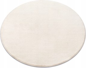 Puha Szőnyeg Kb. 133 cm Velvet Micro Krém Egyszínű Sima Hálószoba @89078