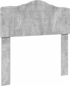 vidaXL Fejtámla Beton Szürke 75 cm Faanyag