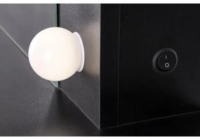 AMORIO sminkasztal fekete