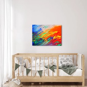 Kép - Színes absztrakció (70x50 cm)