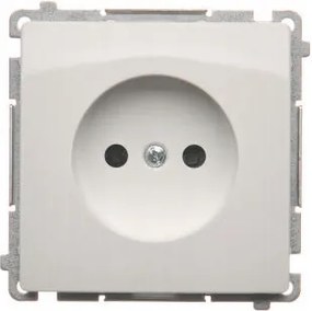 Simon Basic Földelés nélküli szimpla aljzat fehér BMG1Z.01/11