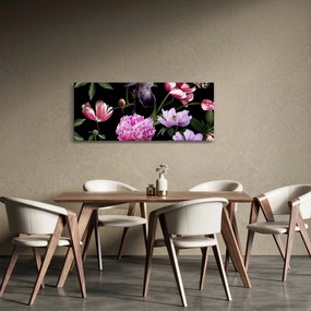 Kép - Virágok illusztrációja (120x50 cm)