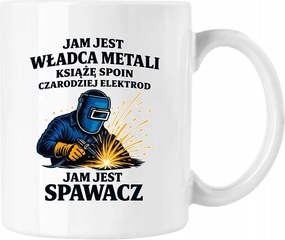 Hegesztőkirály bögre fehér 330ml