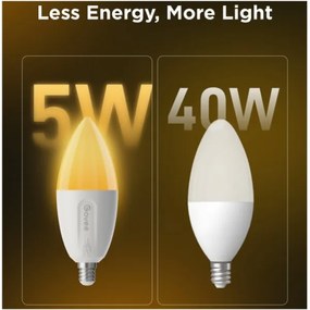 KÉSZLET 2x LED RGBWW Dimmelhető izzó E14/5W/230V 2700-6500K Wi-Fi - Govee