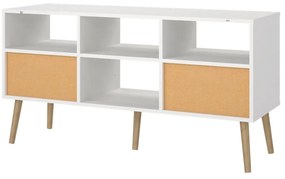 Fehér TV-állvány 117x61 cm Bodo – Tvilum