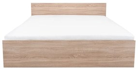 Miami franciaágy ágyneműtartó nélkül 180x200 cm sonoma tölgy-sonoma tölgy