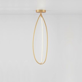 Artemide Arrival 130 mennyezeti lámpa sárgaréz Bluetooth fényerőszabályozható 48W 3000K