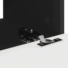 vidaXL TV Fali Szekrény Fekete 60 x 31 x 29.5 cm Faanyag