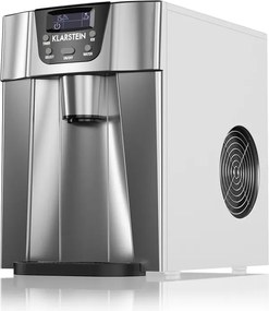 Klarstein Ice Volcano 2G, jégkocka készítő, 13 kg/24 h, jékockagyártó, LED, ezüst