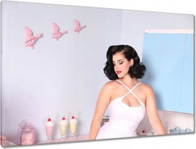 Vászonkép 120x80 Vintage Nő Csaj