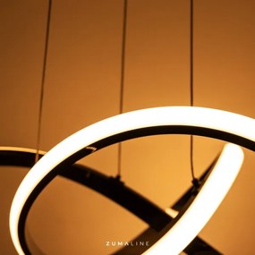 Zuma Line MD9717-1-3BCD - INDIGO LED 44W 230V fekete függeszték lámpa