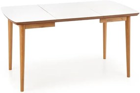 Összecsukható étkezőasztal NARPES tölgy dekorral lefkas 90 (190) x80x75 cm