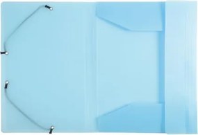 Gumis mappa, PP, A4, EXACOMPTA Chromaline Pastel, kék (EX55172E)