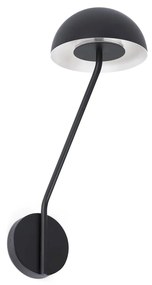 FARO PURE fali lámpa, állítható, fekete, 3000K melegfehér, beépített LED, 6W, 500 lm, IP20, 24528