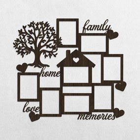 DUBLEZ | Családi fényképkeret több képhez