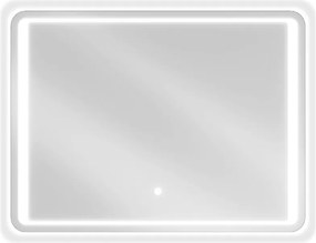 Mexen Zusa világított fürdőszobai tükör, 80 x 60 cm, LED 6000K, páramentes - 9808-080-060-611-00