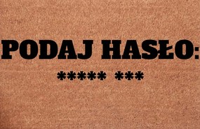 Lábtörlő Az Ajtó Alá Zárj Be Vicces Felirat Add Meg A Jelszót 8 Csillag