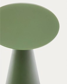 Kerek tárolóasztal üveg asztallappal ø 35 cm Wilshire – Kave Home