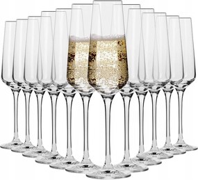 Krosno Kristály pezsgős poharak 6 db-os szett