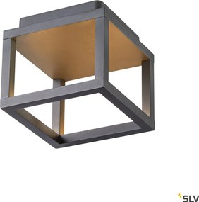 SLV 1005202 QUADRULO Modern Kültéri Mennyezeti Lámpa Antracit, Fehér LED IP55